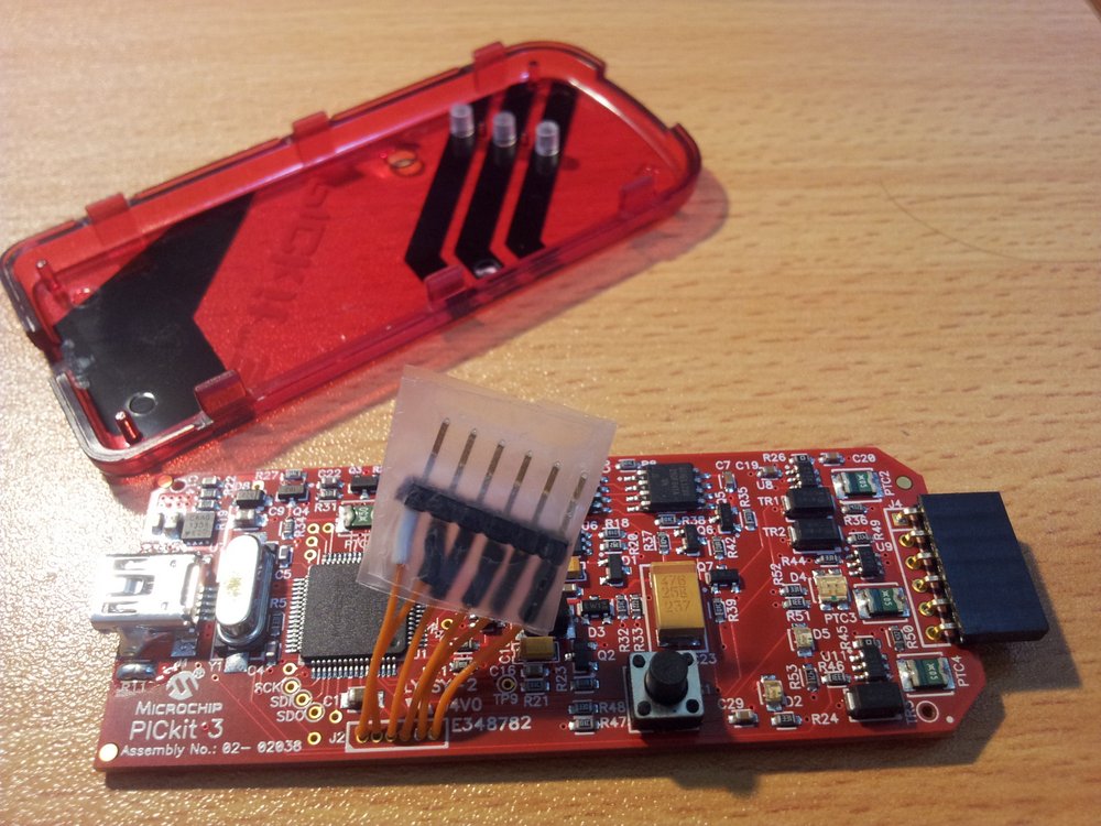 Taping up the header to prevent shorts. I decided to keep this attached just in case it happens again...