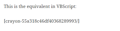 Code displaying incorrectly because of a bug with the SB Child List plugin.
